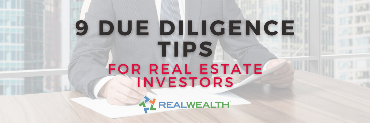 Due Diligence Tips for Real Estate Investors Article