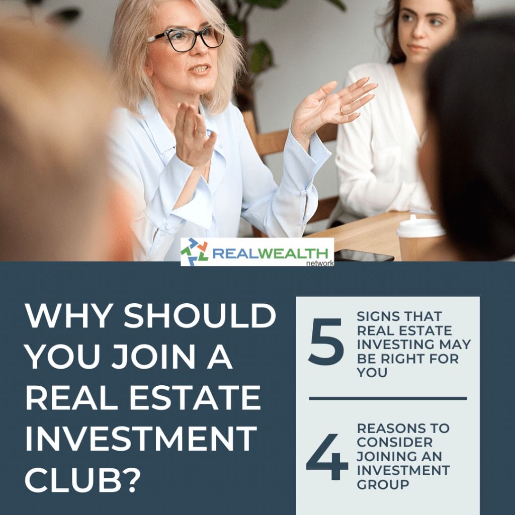 Image Highlighting Why Should You Join a Real Estate Investment Club