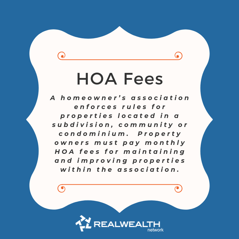definition of HOA Fees